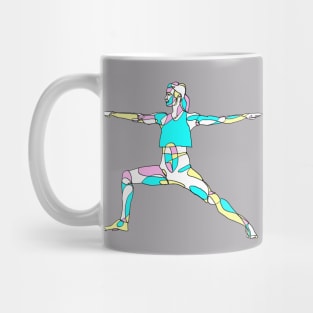 Yoga Warrior Pose Mug